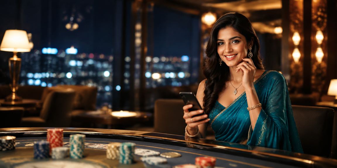 User playing betting games on mobile device with focus